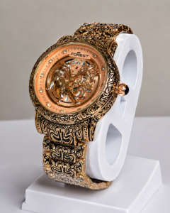 FOREST Royal Tiger Skeleton Rose Gold Automatic Watch for Men | Luxury Premium Edition forest royal tiger skeleton rose gold automatic watch for men | luxury premium edition